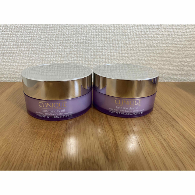 CLINIQUE(クリニーク)の新品未開封 クリニーク テイク ザ デイ オフ クレンジング 125ml 2本 コスメ/美容のスキンケア/基礎化粧品(クレンジング/メイク落とし)の商品写真