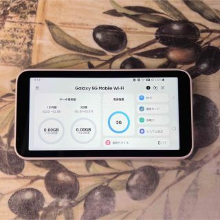 サムスン(SAMSUNG)のGalaxy 5G Mobile Wi-Fi SCR01(その他)