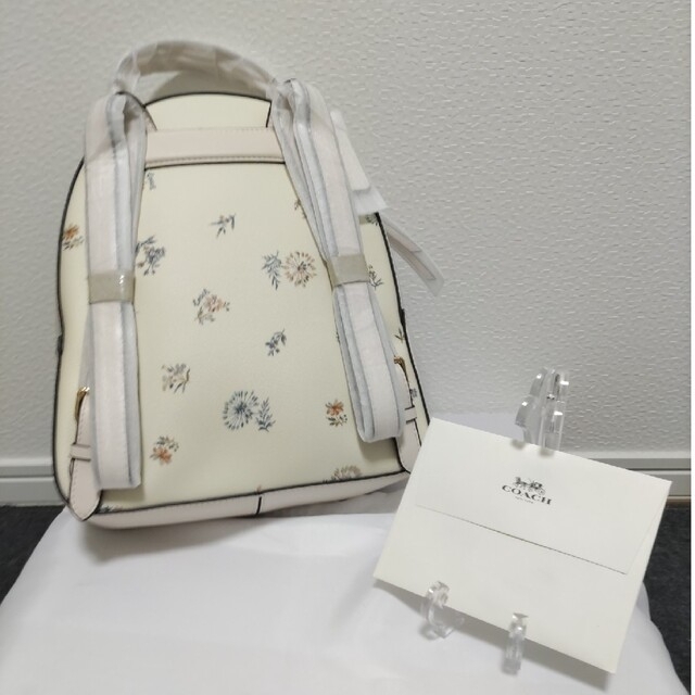 COACH コーチ リュック 花柄 フラワー フローラル ホワイト 新品未使用