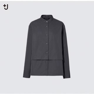 ユニクロ(UNIQLO)のユニクロ+j スーピマコットンシャツジャケット (シャツ/ブラウス(長袖/七分))