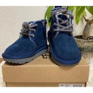 UGG - 未使用❗️UGG ブーツ　ベビー　13.5㎝　UGG NEUMELⅡ 　ネイビー