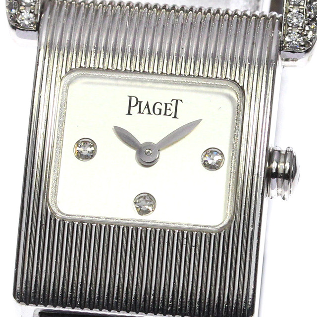 新品 PIAGET レディース_735849 クォーツ 5222 3Pダイヤモンド ミスプロトコール K18WG ★保証書付き【PIAGET】ピアジェ - 腕時計