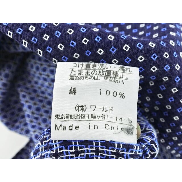 BOYCOTT ボイコット 総柄 半袖 シャツ size2/濃紺 □◇ メンズ | www