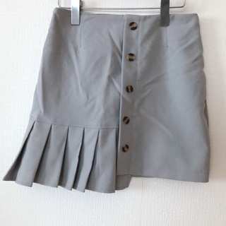 17kg アシンメトリープリーツスカート　韓国ファッション