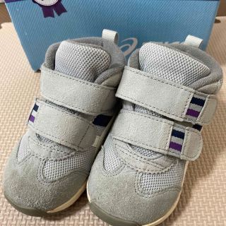 アシックス(asics)のasics kids SUKU2 ランナーベイビー　14センチ　シルバーグレー(スニーカー)