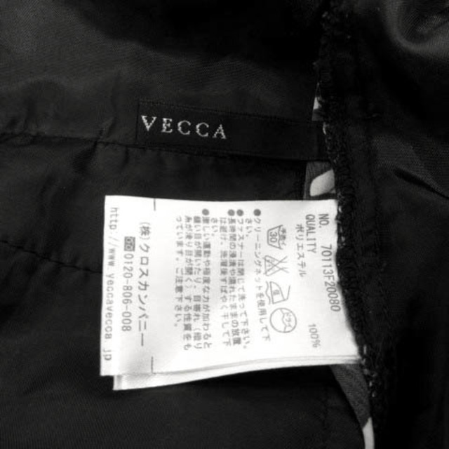 YECCA VECCA(イェッカヴェッカ)のYECCA VECCA パンツ テーパード ウエストゴム 総柄 黒 ベージュ レディースのパンツ(その他)の商品写真