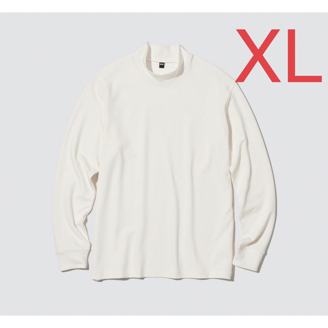 UNIQLO(ユニクロ)の【新品未使用】ストレッチドライモックネックtシャツ　XL メンズのトップス(Tシャツ/カットソー(七分/長袖))の商品写真