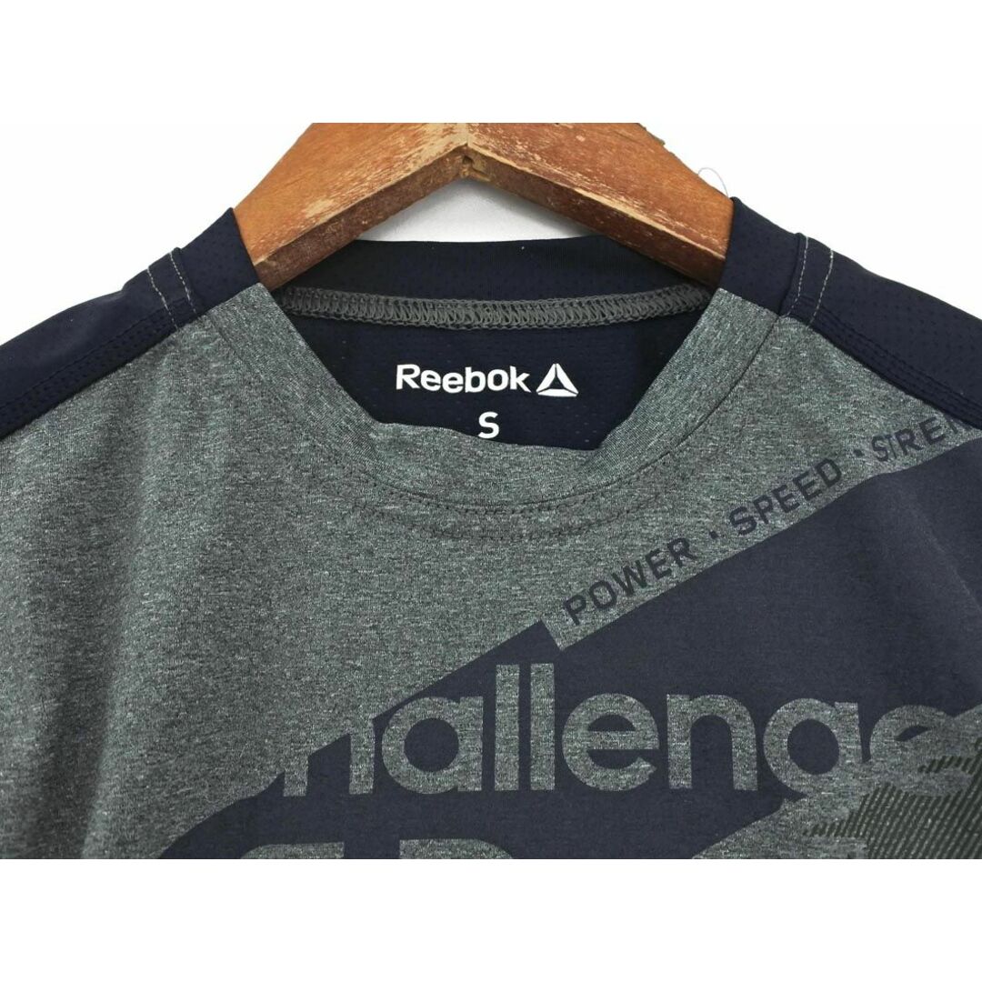 Reebok(リーボック)のReebok リーボック コンプレッション トレーニングウェア カットソー sizeS/グレー ■◆ メンズ メンズのトップス(Tシャツ/カットソー(半袖/袖なし))の商品写真