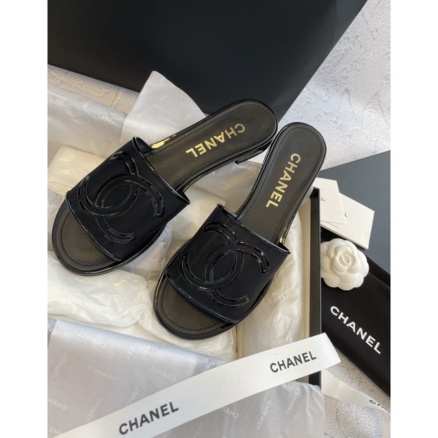 魅力的な価格 CHANEL サンダル ミュール CHANEL - ミュール - kajal.pl