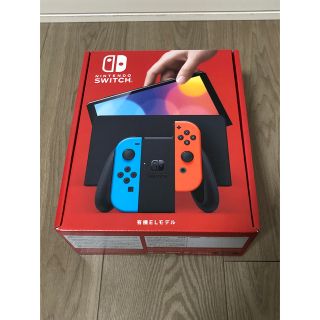 ニンテンドースイッチ(Nintendo Switch)の【新品・未開封】Nintendo Switch 本体　有機ELモデルネオンカラー(家庭用ゲーム機本体)