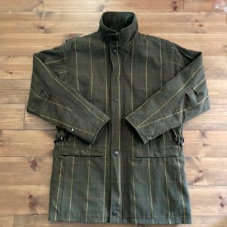 バーブァー(Barbour)のBarbour バブアー ジップアップコート イタリア製　【美品】(カバーオール)