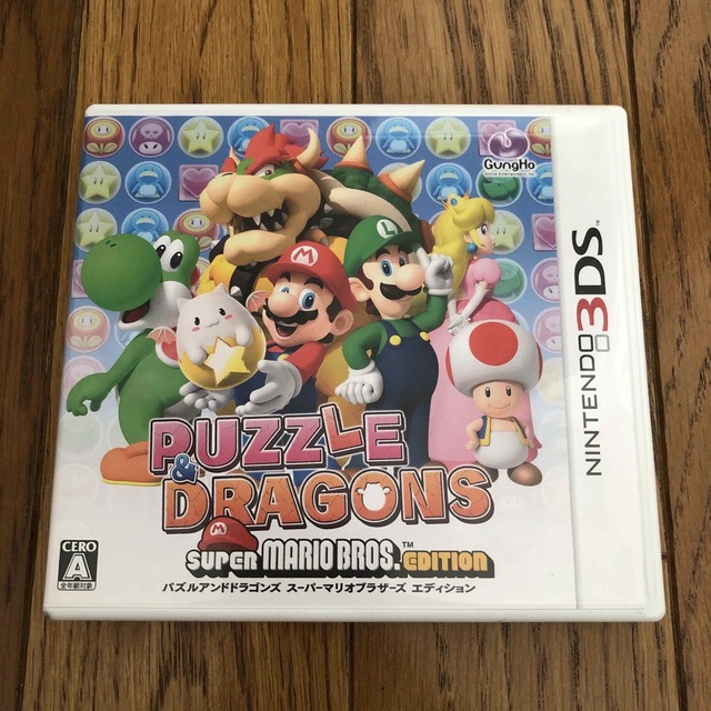 ニンテンドー3DS(ニンテンドー3DS)のPUZZLE＆DRAGONS SUPER MARIO BROS.EDITION（ エンタメ/ホビーのゲームソフト/ゲーム機本体(携帯用ゲームソフト)の商品写真