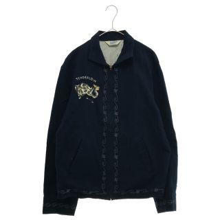 テンダーロイン(TENDERLOIN)のTENDERLOIN テンダーロイン 16AW T-SOUVENIR JKT エレファント刺繍スーベニアジャケット ネイビー(フライトジャケット)