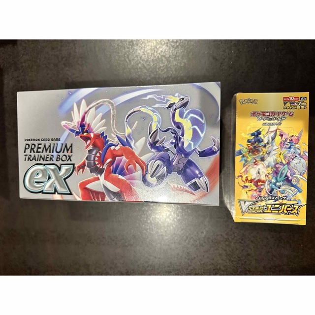 ポケモンカード トレーナーボックスex & vstarユニバース シュリンク付