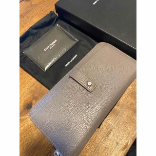 サンローラン(Saint Laurent)の美品　サンローラン　サックドジュール　grey(財布)