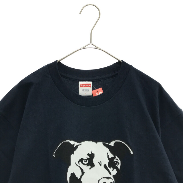 SUPREME シュプリーム 20SS Pitbull Tee ピットブルプリント半袖Tシャツ ネイビー カットソー