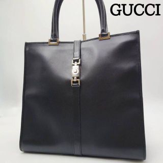 Gucci - 極美品⭐️GUCCI ジャッキー ビジネスバッグ リアルレザー