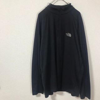 ザノースフェイス(THE NORTH FACE)のノースフェイス　THE NORTH FACE ハーフジップ ドライシャツ L 黒(その他)