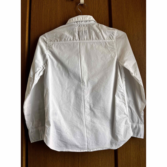H&M(エイチアンドエム)のシャツ　白⌘ホワイト　140  キッズ/ベビー/マタニティのキッズ服男の子用(90cm~)(ブラウス)の商品写真