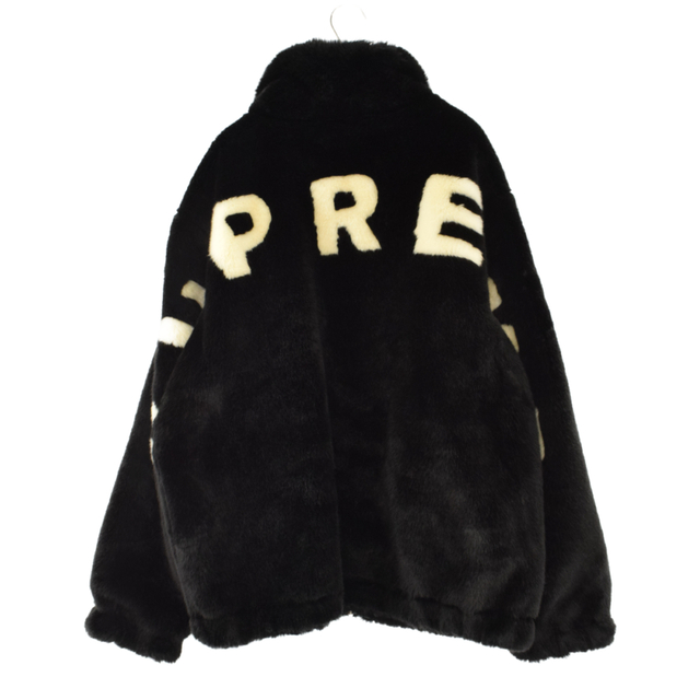 SUPREME シュプリーム 17SS Faux Fur Bombur Jacketファーボンバージャケット ブラック