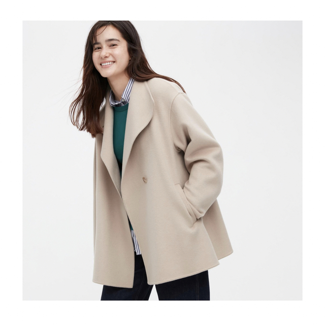 UNIQLOUNIQLO  ダブルフェイスショートコート