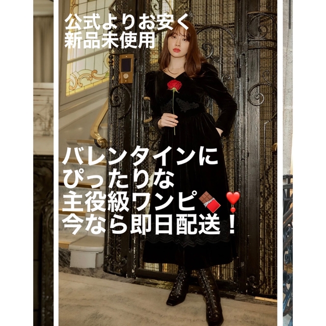 Her lip to Royal Velour Long Dress 最安値 - ロングワンピース ...