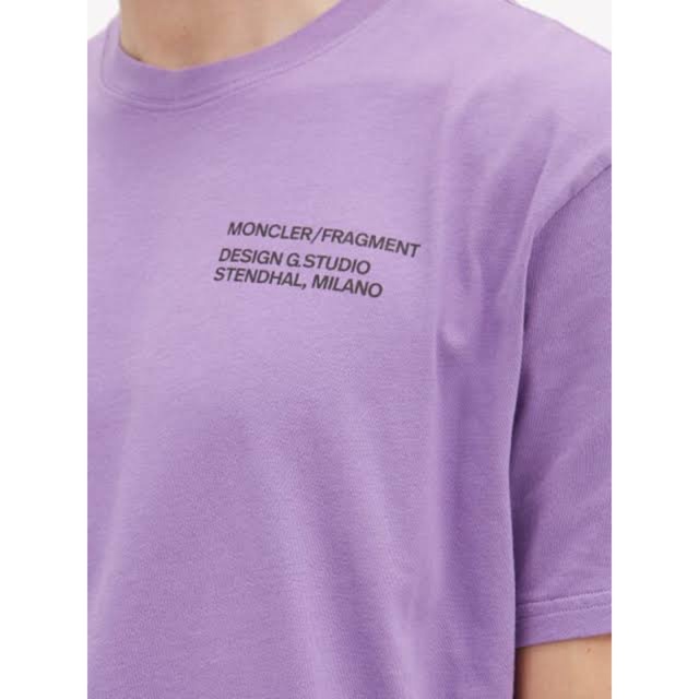 MONCLER(モンクレール)のmoncler genius fragment t-shirt purple メンズのトップス(Tシャツ/カットソー(半袖/袖なし))の商品写真