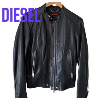 ディーゼル(DIESEL)のDIESEL TIME LESSディーゼルライダース ジャケット ラムレザー(ライダースジャケット)