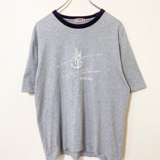 McGREGOR - 90s MCGREGOR プリント Tシャツ リンガーT 古着