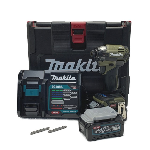 ☆☆MAKITA マキタ 《 充電式インパクトドライバ  》オリーブ / 40V max / 2.5Ah / TD002GRDXO