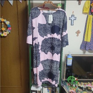 マリメッコ(marimekko)のタグ付き未使用　marimekko　ワンピース(ひざ丈ワンピース)