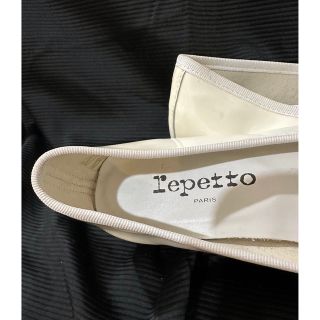 レペット(repetto)のバレーシューズ　38.5  レペット　白(バレエシューズ)