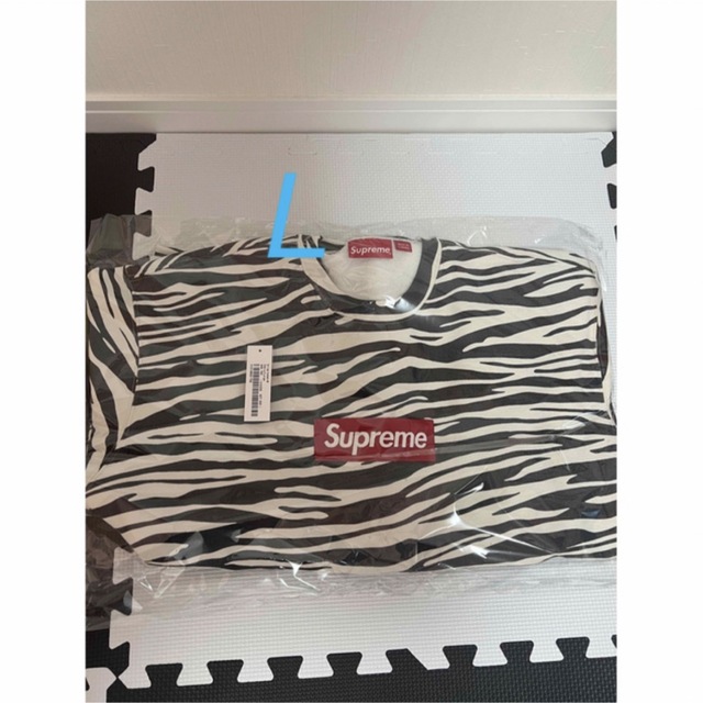 supreme box logo zebra Lサイズ
