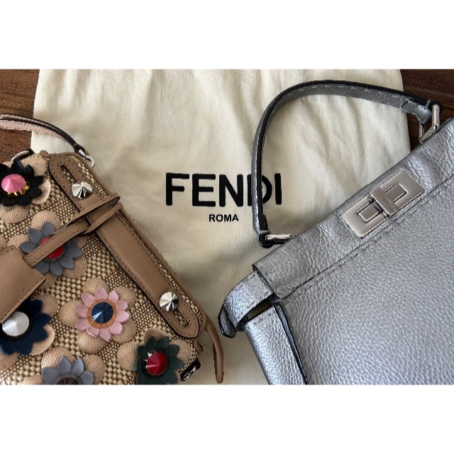 FENDI - 良品　フェンディ　セレリア　ピーカブー　ミディアム　2way　ハンドバッグ