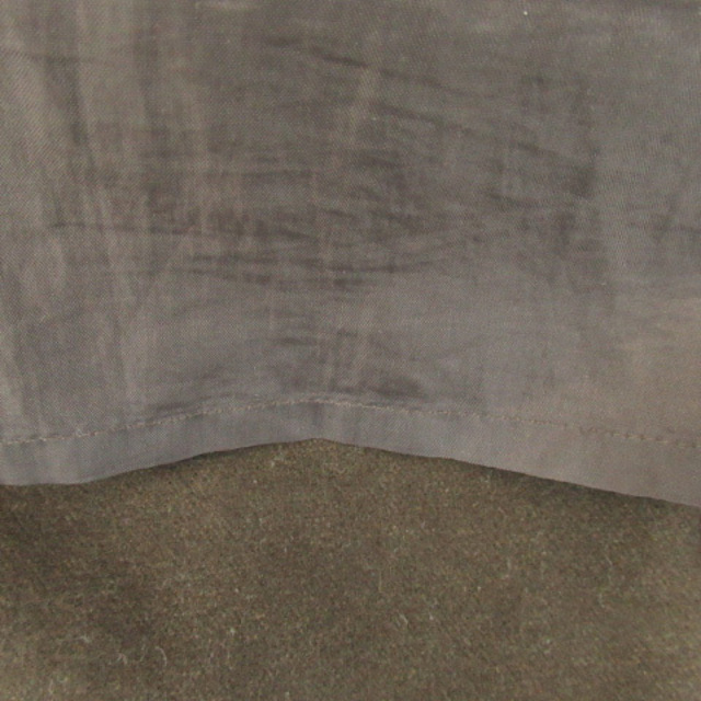 Aylesbury(アリスバーリー)のアリスバーリー ボックスプリーツスカート ひざ丈 無地 ウール 9 ブラウン レディースのスカート(ひざ丈スカート)の商品写真