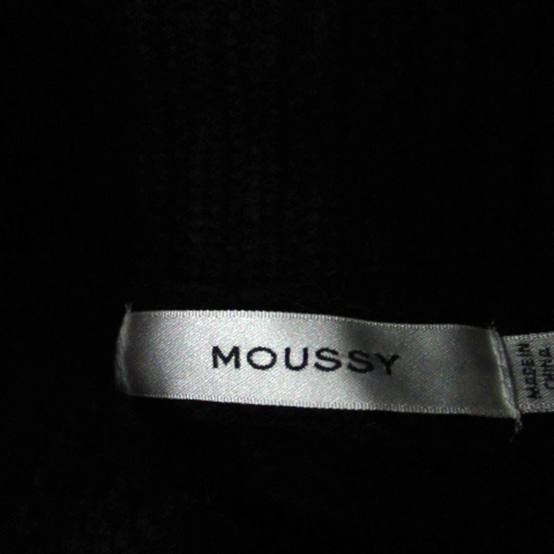 moussy(マウジー)のマウジー moussy ニット セーター 長袖 タートルネック F 黒 レディースのトップス(ニット/セーター)の商品写真