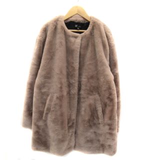 ZARA フェイクファーコート　Lサイズ　品番:6318235