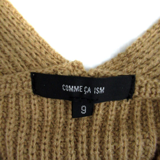 COMME CA ISM(コムサイズム)のコムサイズム COMME CA ISM ニット セーター 長袖 Vネック 9 茶 レディースのトップス(ニット/セーター)の商品写真