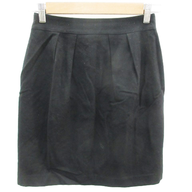 UNITED ARROWS(ユナイテッドアローズ)のユナイテッドアローズ タイトスカート ひざ丈 ウール 34 ブラック 黒 レディースのスカート(ひざ丈スカート)の商品写真