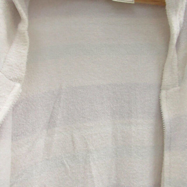 gelato pique(ジェラートピケ)のジェラートピケ ルームウエア ニットパーカー ミドル丈 F ホワイト 白 レディースのルームウェア/パジャマ(パジャマ)の商品写真