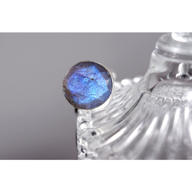 New Arrival☆新作☆『ラブラドライト』の天然石リングsilver925