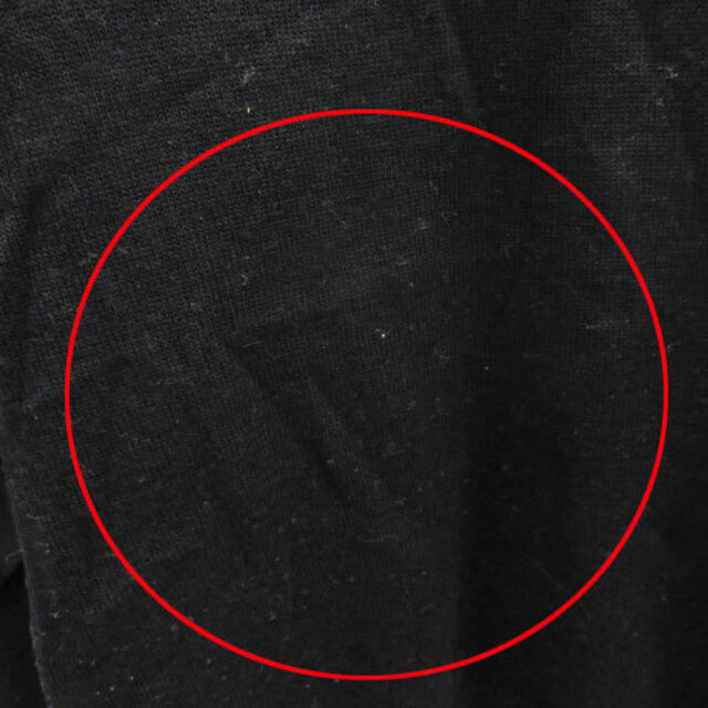 GALLARDA GALANTE(ガリャルダガランテ)のガリャルダガランテ ニット カットソー 七分袖 ラウンドネック F ブラック 黒 レディースのトップス(ニット/セーター)の商品写真