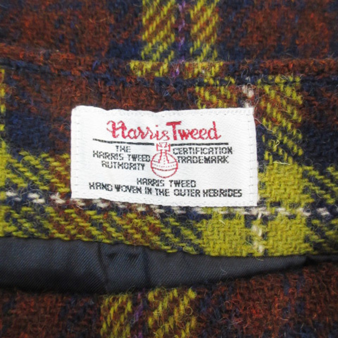 Harris Tweed - ハリスツイード タイトスカート ひざ丈 チェック柄 38
