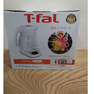 ティファール(T-fal)のティファール  電気ケトル ジャスティンプラスコントロール ホワイト 1.2L(電気ケトル)