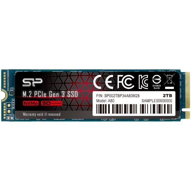 PCIe Gen3x4 P34A80 SP002TBP34A80M28