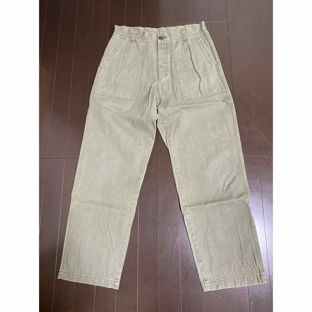 TENDERLOIN T-HERRINGBONE PNT OLIVE M パンツ | hartwellspremium.com