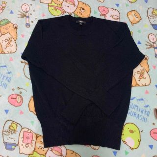 ユニクロ(UNIQLO)のUNIQLOカシミヤセーター　M 黒(ニット/セーター)