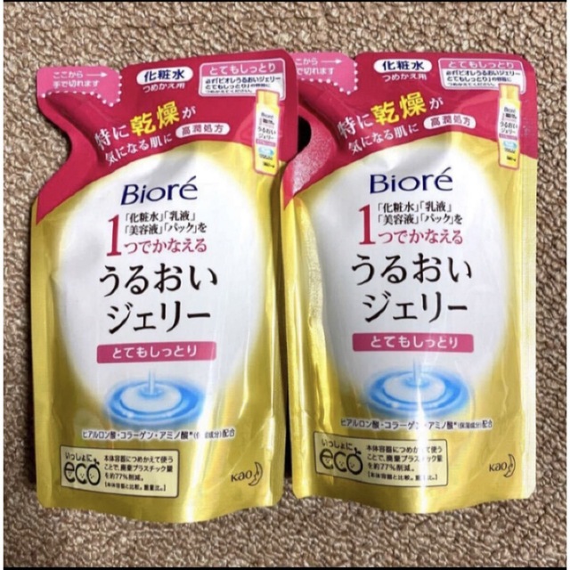 Biore(ビオレ)の花王 ビオレ うるおいジェリー とてもしっとり つめかえ用 160ml×2 コスメ/美容のスキンケア/基礎化粧品(化粧水/ローション)の商品写真