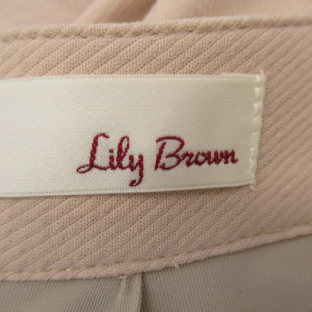 Lily Brown(リリーブラウン)のリリーブラウン タイトスカート ロング丈 無地 0 ベージュ /YK19 レディースのスカート(ロングスカート)の商品写真