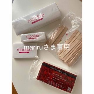 WAX脱毛用ペーパー＆スパチュラ(脱毛/除毛剤)